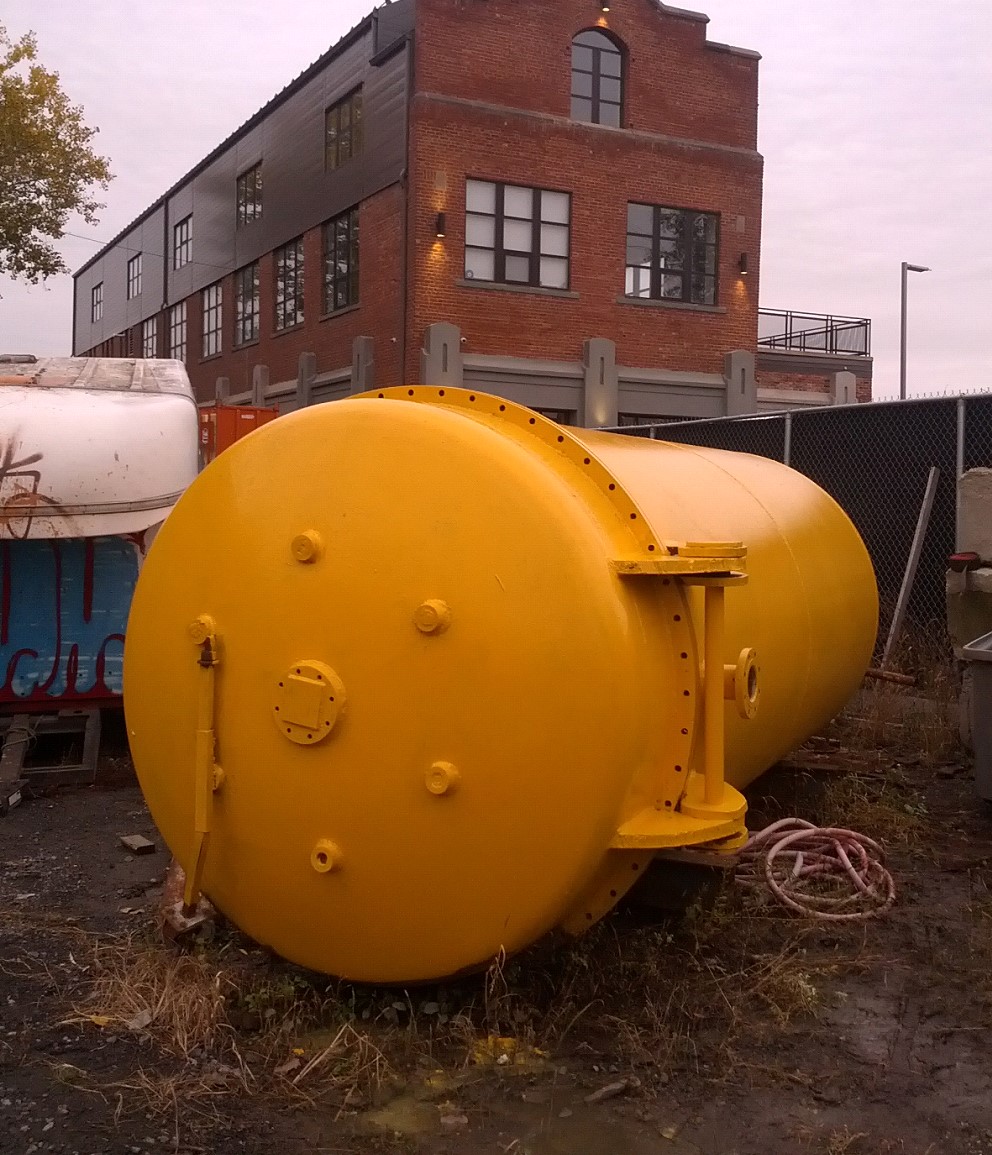 AUTOCLAVE, Vacuum/pressure tank, 6 ft x 15 ft. M.S. 1 enddoor