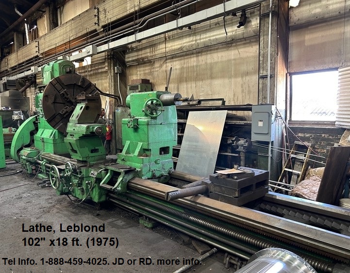 Lathe,102x18'Leblond,251212