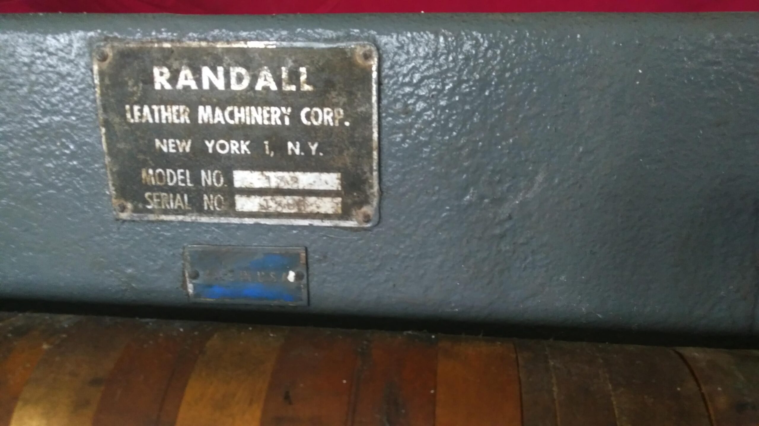 15" Leather Slitting Machine, Randall, USA - Image 2