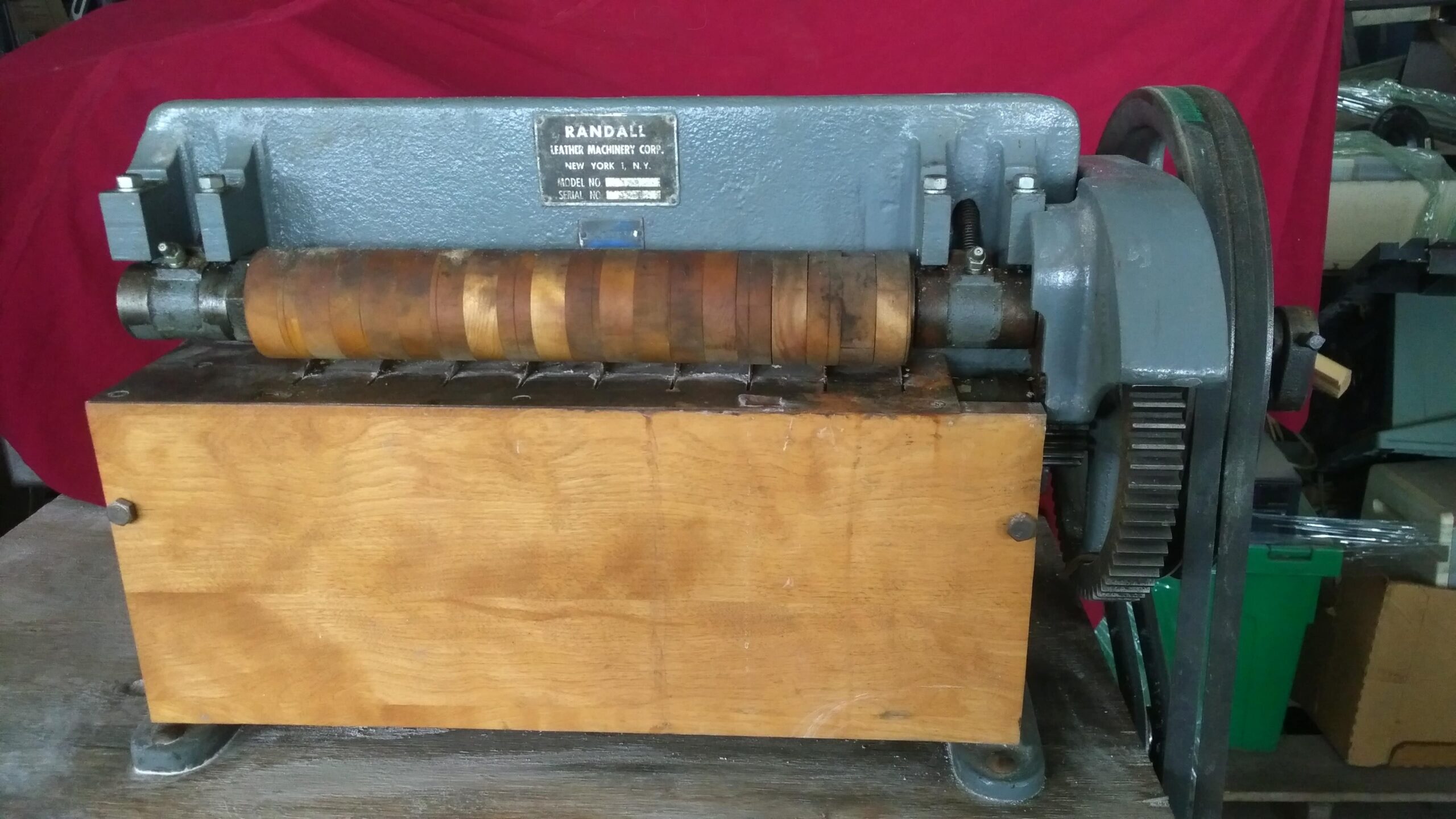 15" Leather Slitting Machine, Randall, USA